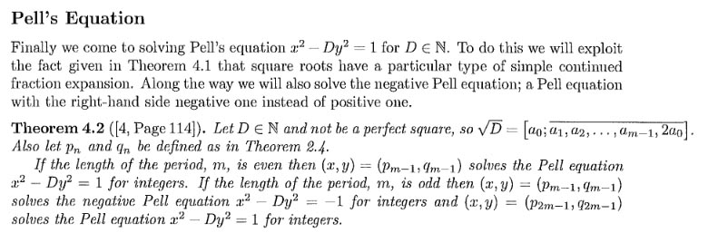 Project Euler Problem 66 Solution With Python