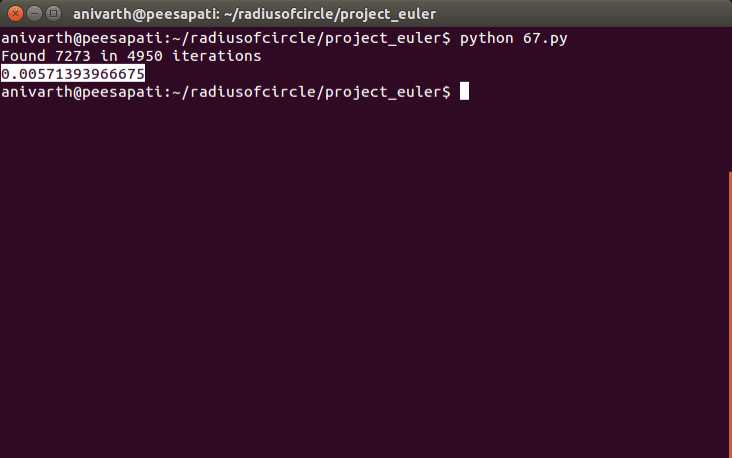 Project Euler Problem 67 Solution With Python
