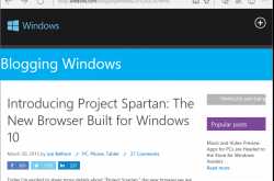 Project Spartan - A Hands-on!