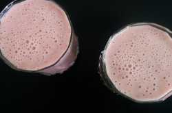 Protein Packed Banana Strawberry Smoothie