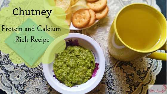 Protein And Calcium Rich Chutney Recipe | Little Duniya
