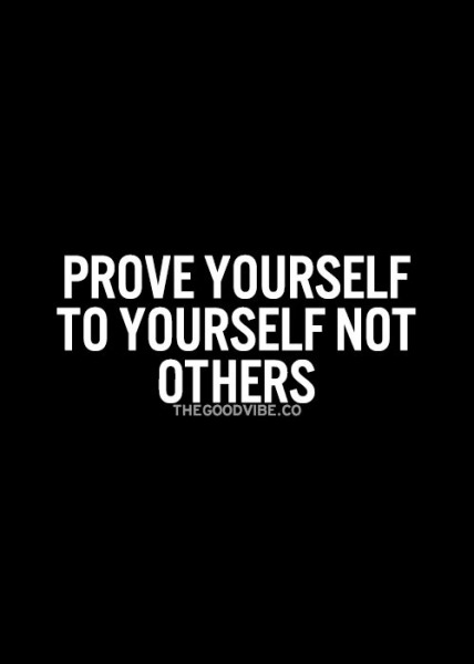 Prove It To Yourself