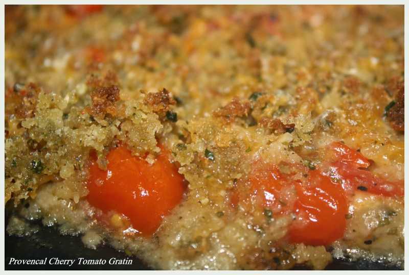 Provencal Cherry Tomato Gratin