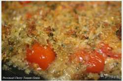 Provencal Cherry Tomato Gratin