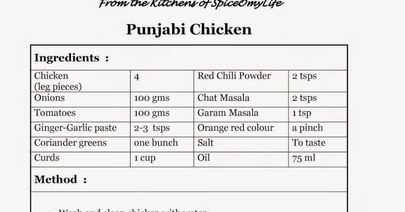 Punjabi Chicken