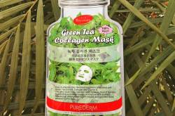 Purederm Green Tea Collagen Mask : Review