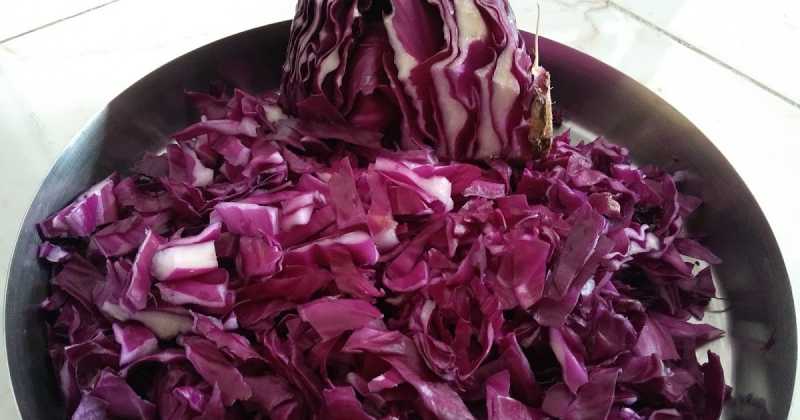 Purple Cabbage Sabzi 