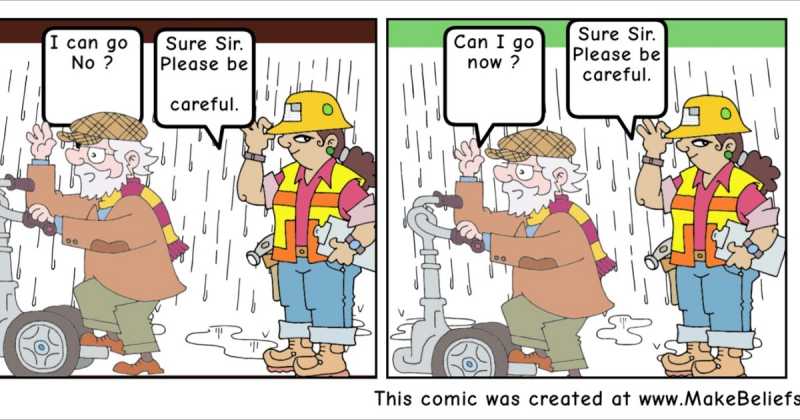 Questions Ending With NO ?