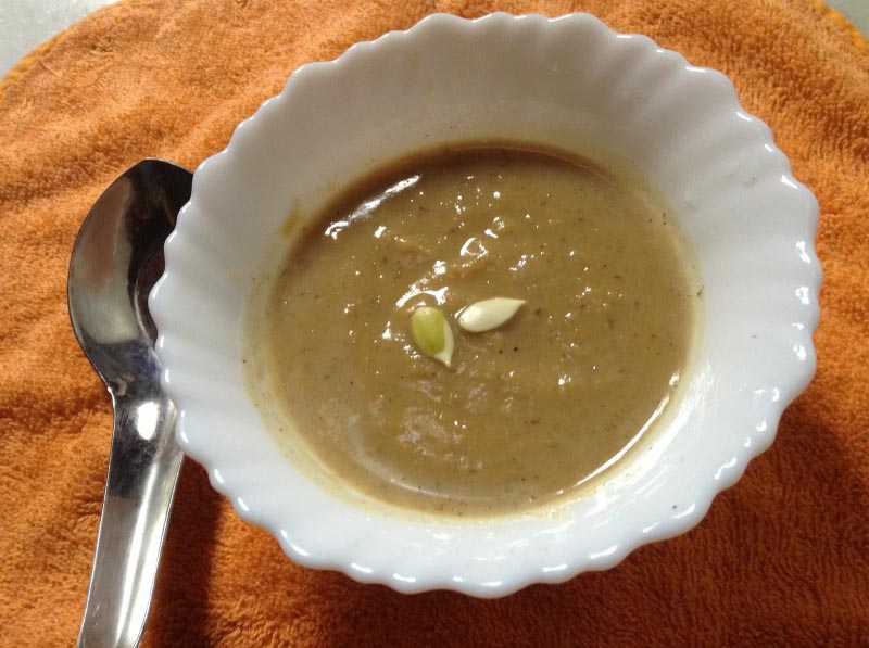 Quick Curried Pumpkin Soup