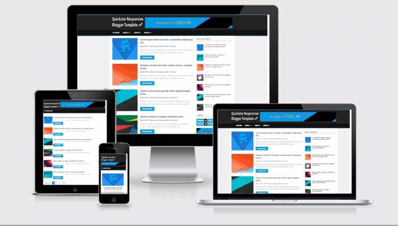 Quickster Responsive Blogger Template