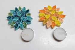 Quilled Candle holders