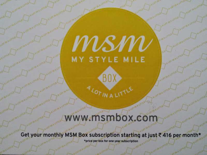 REVIEW: MSM Box - A Lot In A Little