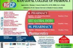 RGCP- Admission Open Choose the Top Delhi NCR Pharma College to become a qualified pharmacist