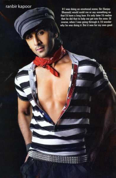 Rabir Kapoor Bare Chest Picture