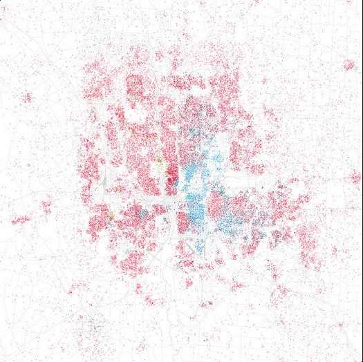Race And Ethnicity Maps By US Cities