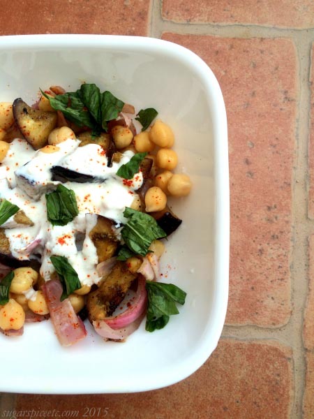 Rachel Allen’s Roasted Aubergine And Chickpea Salad