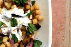 Rachel Allen’s Roasted Aubergine And Chickpea Salad