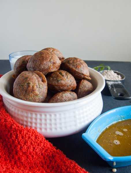 Ragi Paniyaram Recipe - How To Make Finger Millet Paniyaram