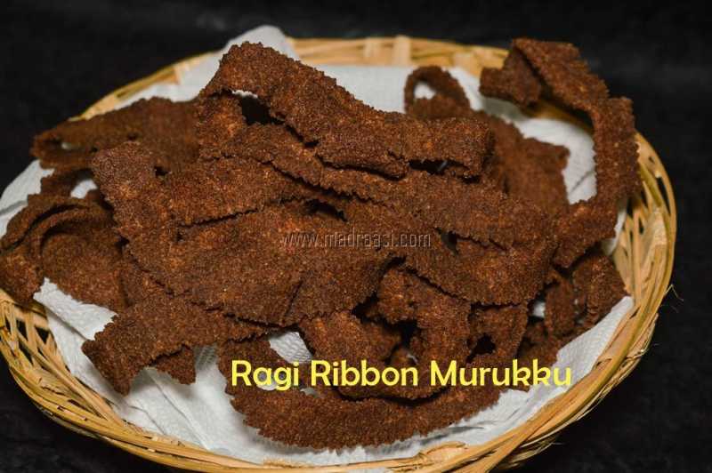 Ragi Ribbon Murukku Recipe | Finger Millet Ola Pakoda | Millets Seeval