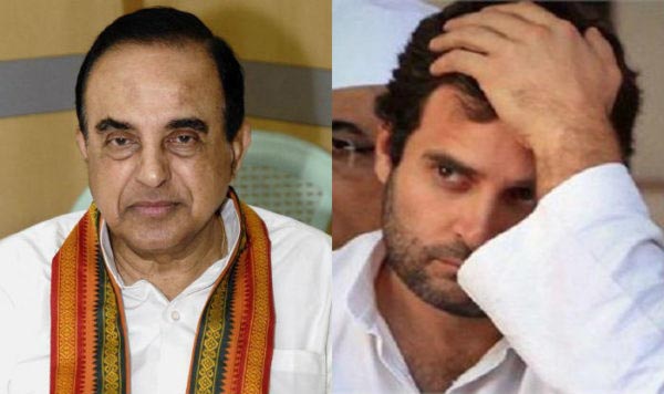 Rahul Gandhi Will Fail Cocain Dop Test : Subramanya Swamy Claims!