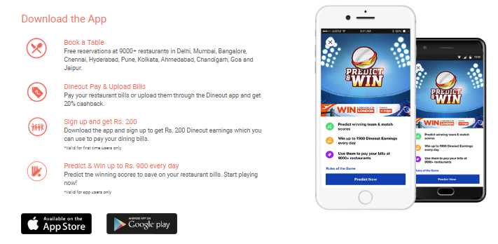 Raining Offers In Dineout App - Do Not Miss It