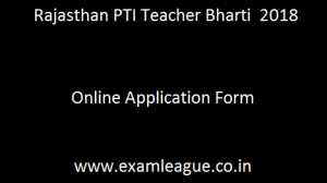 Rajasthan PTI Teacher Bharti 2019 Grade-I & II 5000 Physical Teacher Instructor Vacancy News
