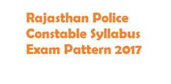 Rajasthan Police Constable Syllabus & Exam Pattern 2019 In Hindi Pdf Download - ExamsLeague