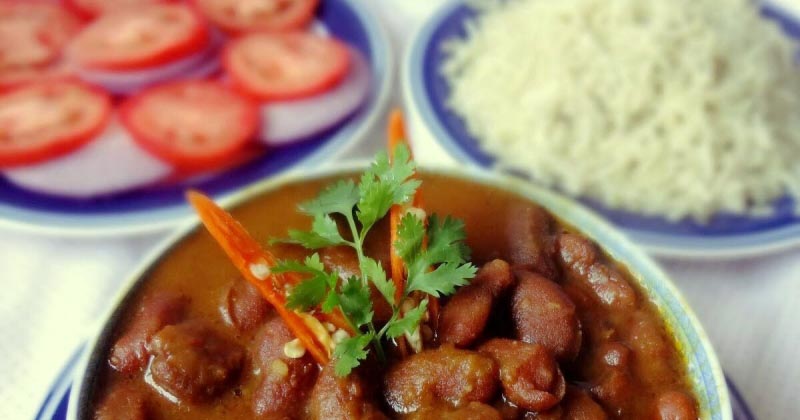 Rajma Chawal (Red Kidney Beans With Rice) 