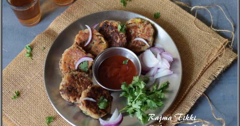 Rajma Tikki Or Kidney Bean Patties