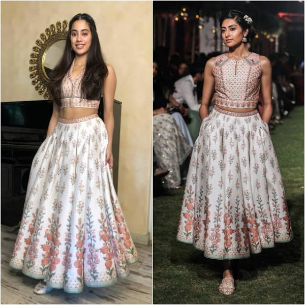 Rampdiary - Fashion Blog| Beauty Blog | Lifestyle Blog: Janhvi Kapoor In Anita Dongre And Fizzy Goblet