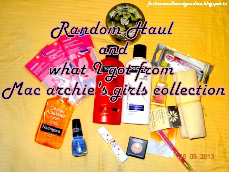 Random Haul And What I Got From Mac Archie