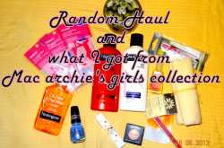 Random haul and what I got from Mac archie\