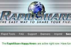 Rapidshare.com Has Happy Hours !! :)