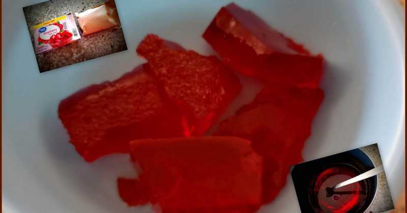 Raspberry Gelatin Dessert