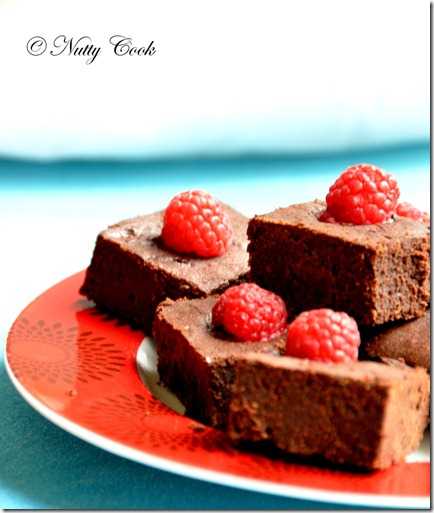 Raspberry And Dark Chocolate Brownie
