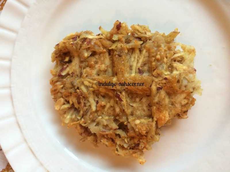 Ratalyacha Kees Waffle-Sweet Potato Hash Waffle