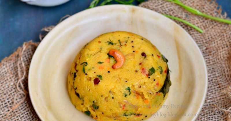 Rava Kichadi Recipe | Semolina - Sooji Kichadi | South Indian Breakfast Recipe | Step By Step Pic + Video Recipe | Mixed Vegetable Upma | Simple And Yummy Recipes