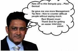 Ravi Shastri vs Sourav Ganguly media Fight and Anil Kumble !