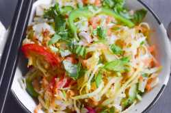 Raw Papaya Salad | How to make crunchy raw papaya salad with mustard | Recipes & You