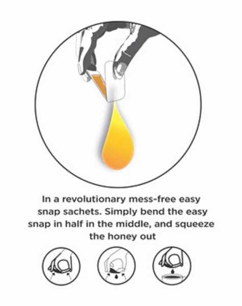 Ray Honey Easy Snaps Means Natural, Health And Hygiene