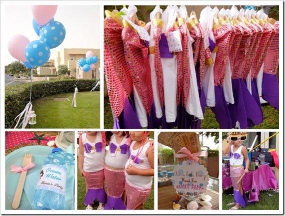Real Parties In Dubai: Little Mermaid Themed Birthday Party