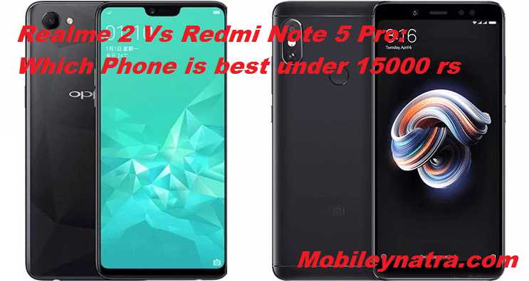 Realme 2 Vs Redmi Note 5 Pro: Which Is Best To Buy Under 15000 Rs