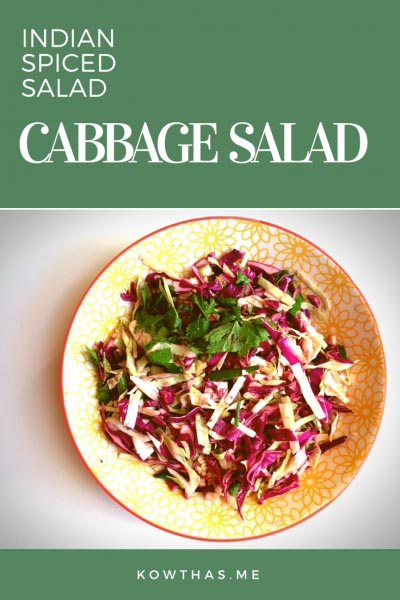 Recipe: Low Carb Indian Spiced Cabbage Salad | Tunneling Thru
