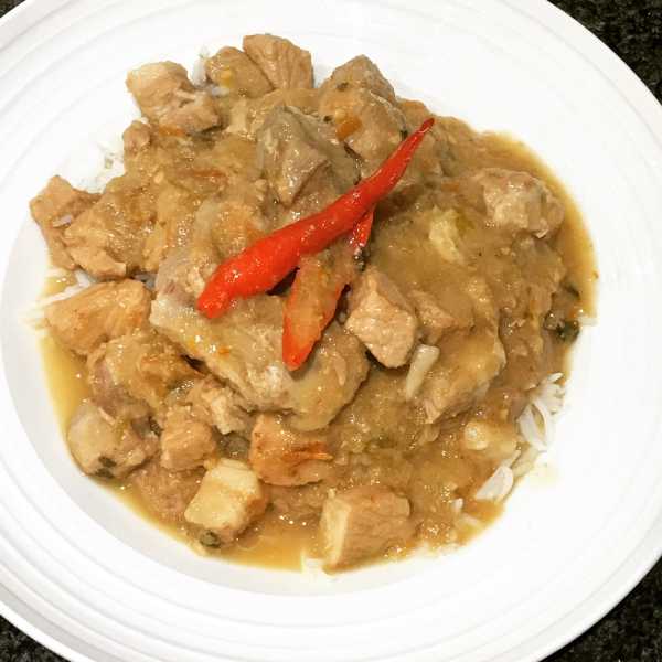Recipe : Wak Serjak - Pork Stew From Tripura - North East India