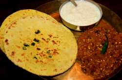 Recipe of the day: Baingan ka bharta, sitafhal kheer with chilli parathas!!s