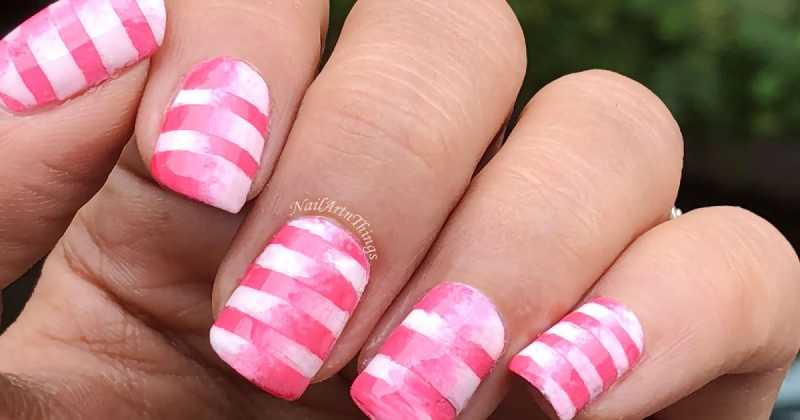 Reciprocal Gradient Nail Art