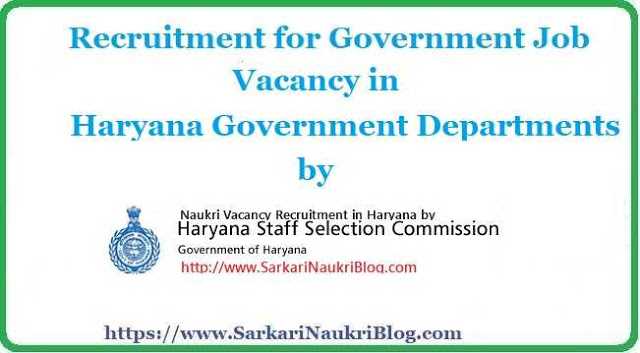 Recruitment For Haryana Power Companies By Haryana SSC Advt. No. 11/2019