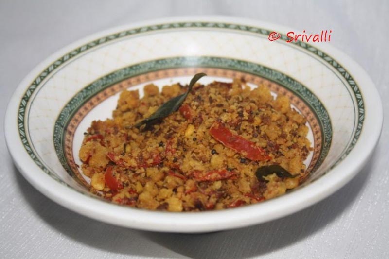 Red Pepper With Chickpea Saute | Red Capsicum With Channa Dal | Capsicum Parupu Usili