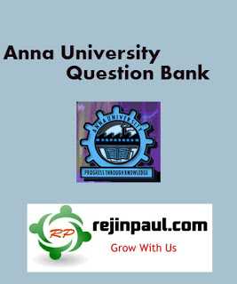 Regulation 2017 5th Semester Question Bank Part A & Part B For All Subjects