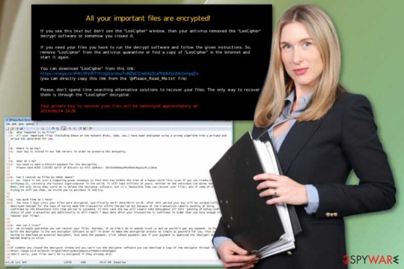 Remove LooCipher Ransomware (Free Instructions) - Removal Guide